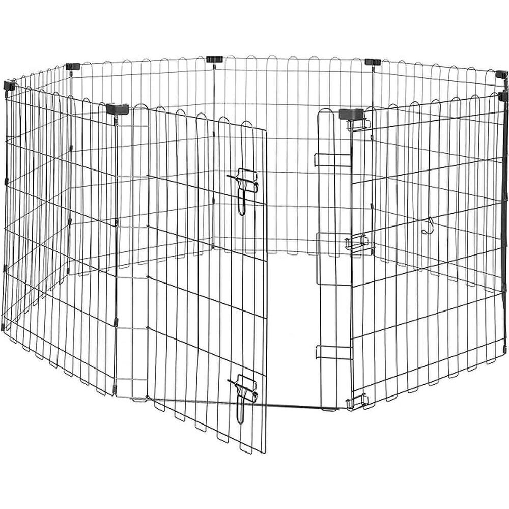 Portable Foldable Octagonal Metal Exercise Dog Playpen